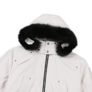 Replica Moose Knuckles Scissor 02 White Jacket Reps - RepLuxe
