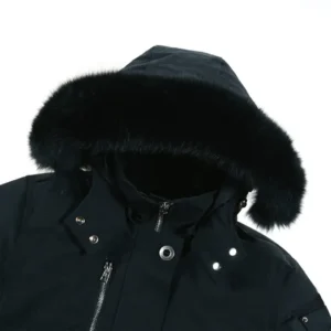 Replica Moose Knuckles Classic Bomber Jacket Black Reps - RepLuxe