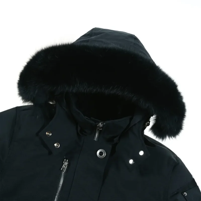 Replica Moose Knuckles Classic Bomber Jacket Black Reps - RepLuxe