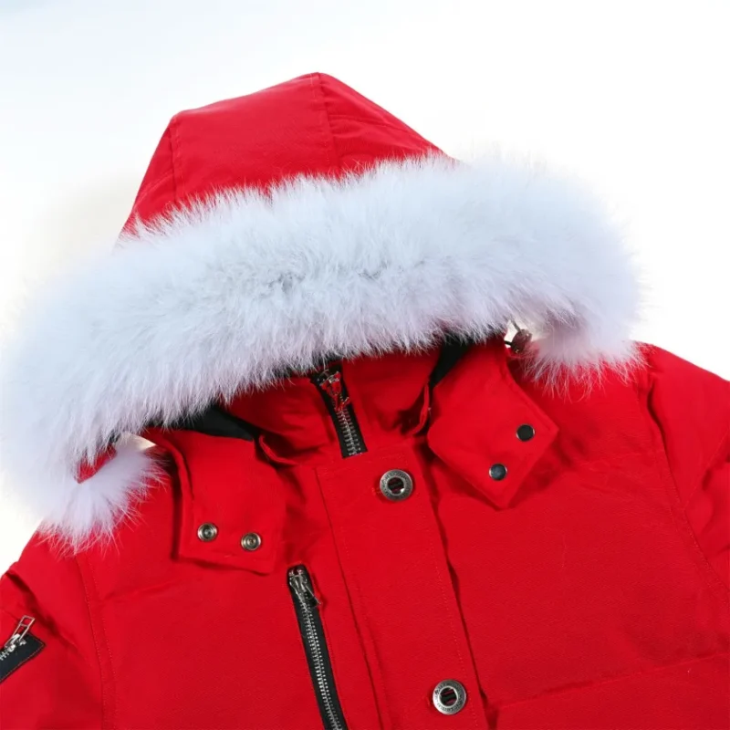 Replica Moose Knuckles Classic Bomber Jacket Red Reps - RepLuxe