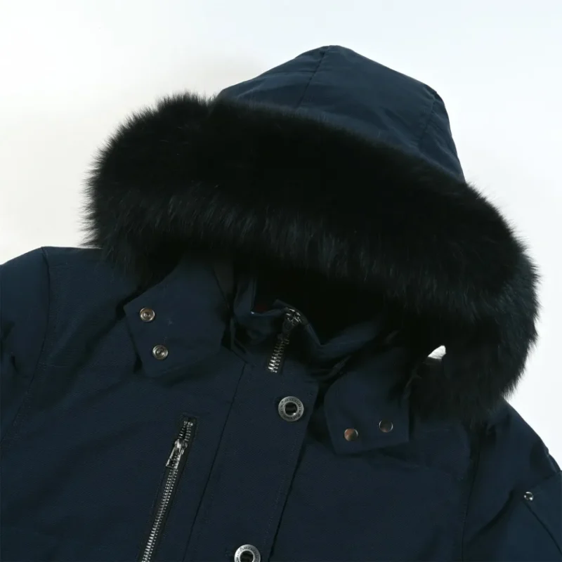 Replica Moose Knuckles Classic Bomber Jacket Navy Reps - RepLuxe