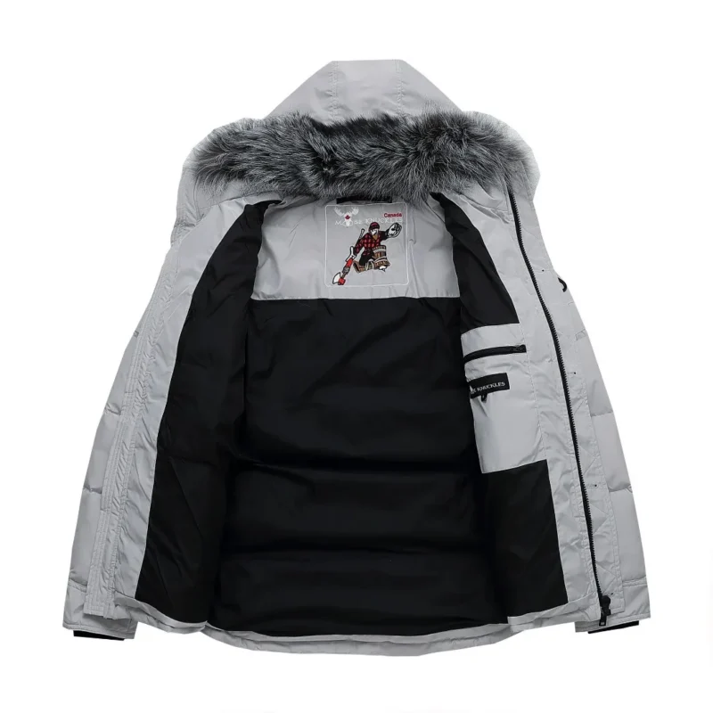 Replica Moose Knuckles 07 Series Down Jacket Grey Reps - RepLuxe