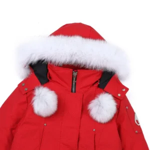 Replica Moose Knuckles Scissor 01 Parka Red Fur Reps - RepLuxe