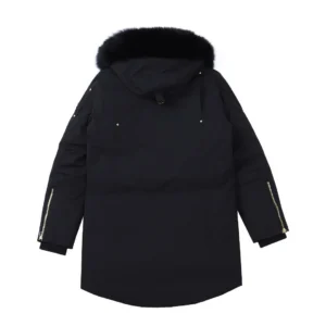 Replica Moose Knuckles 01 Gold Scissor Down Jacket Black Reps - RepLuxe