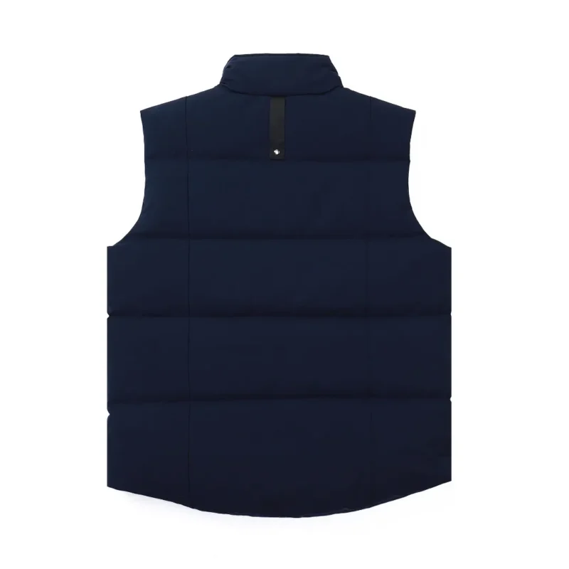 Replica Moose Knuckles Vest Deep Blue Quilted Reps - RepLuxe