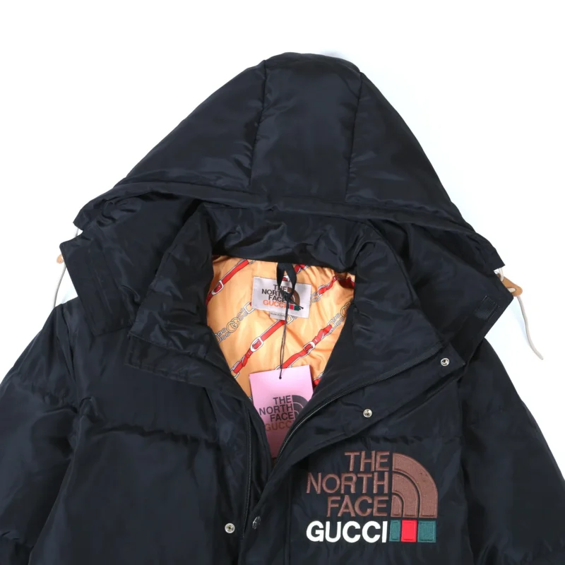 Replica Gucci x The North Face Down Jacket Black Reps - RepLuxe
