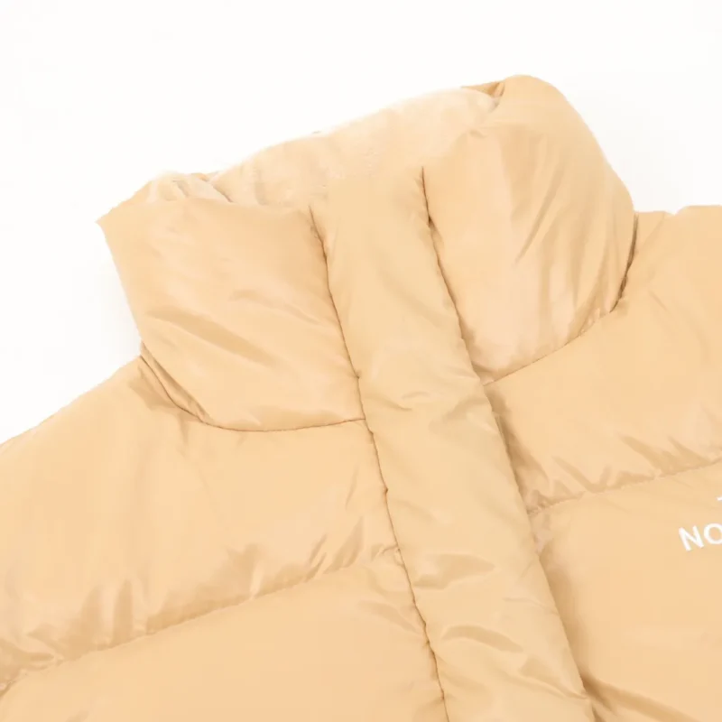 Replica The North Face 86 Short Down Jacket Beige Reps - RepLuxe
