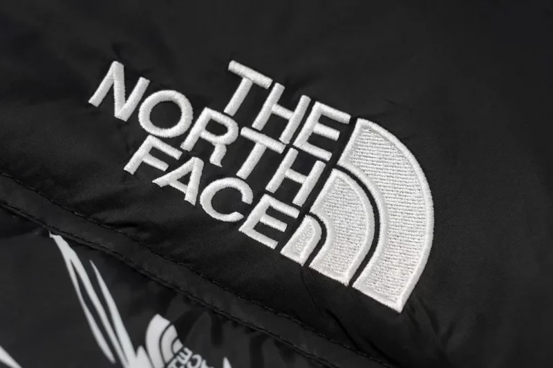 Replica The North Face Zebra Down Jacket BlackWhite Reps - RepLuxe