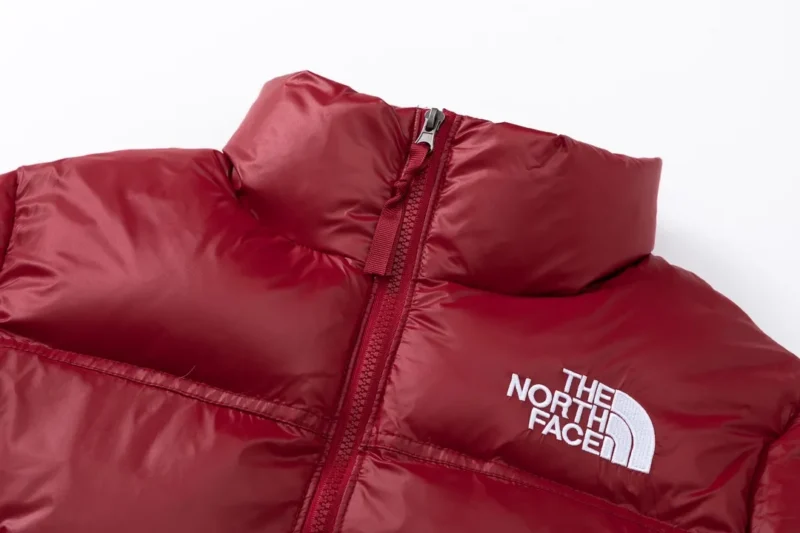 Replica The North Face Down Jacket Red Cropped Reps - RepLuxe