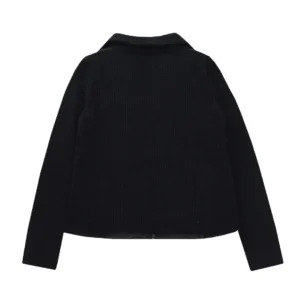 Replica Moncler M30 Knit Down Jacket Black Women Reps - RepLuxe