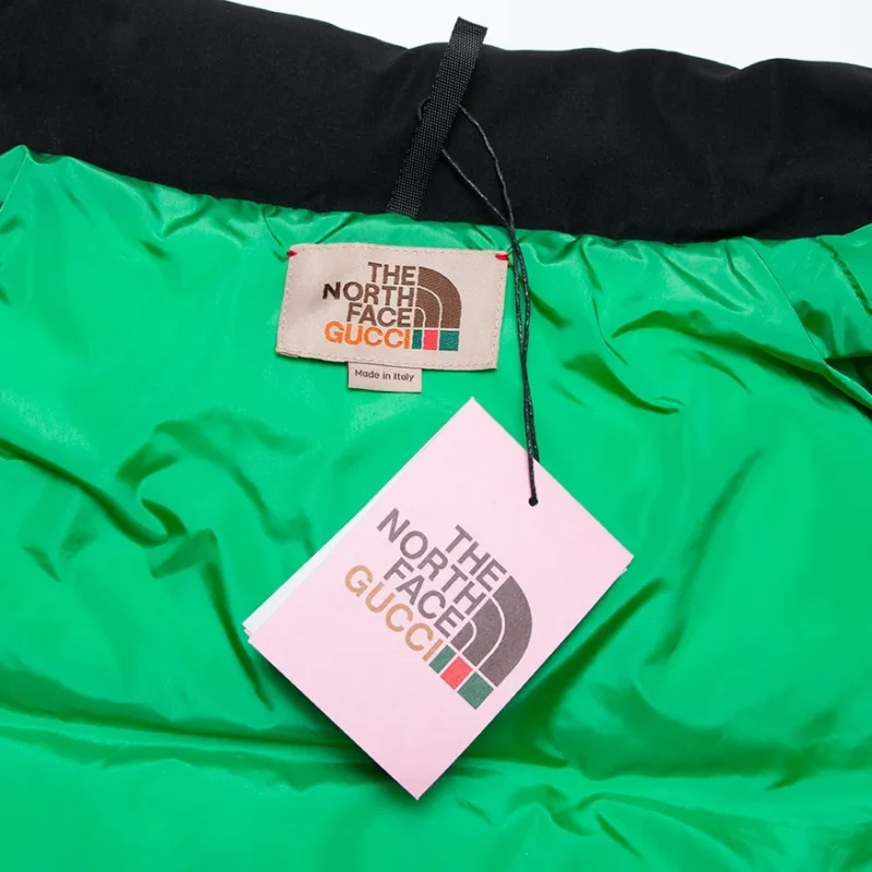 Replica The North Face x Gucci Vest Black Puffer Reps - RepLuxe
