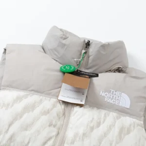 Replica The North Face 1996 Nuptse Zebra Vest White Reps - RepLuxe