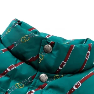 Replica THE NORTH FACE x GUCCI Vest Green Pattern Reps - RepLuxe