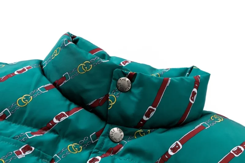 Replica THE NORTH FACE x GUCCI Vest Green Pattern Reps - RepLuxe