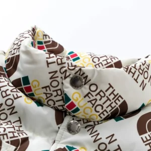 Replica THE NORTH FACE x GUCCI Down Vest White Reps - RepLuxe