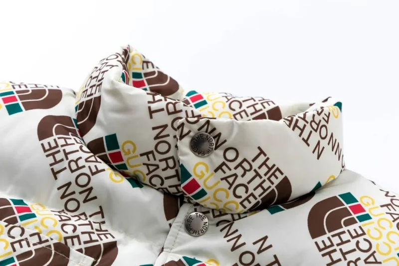 Replica THE NORTH FACE x GUCCI Down Vest White Reps - RepLuxe