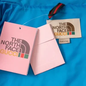 Replica THE NORTH FACE GUCCI Down Vest Blue Reps - RepLuxe