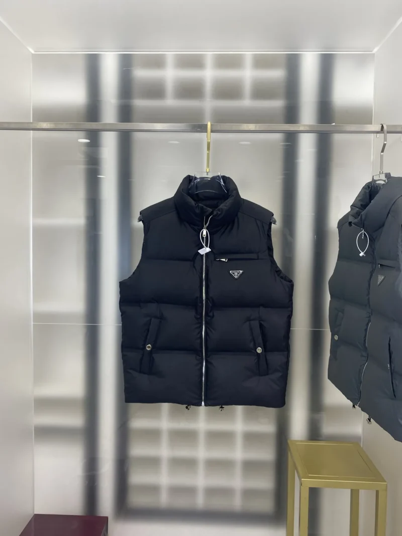 Replica Prada Re-Nylon Down Vest Black Regular Reps - RepLuxe