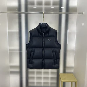 Replica Prada Tech Down Vest Black Quilted Reps - RepLuxe