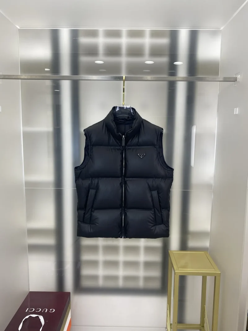 Replica Prada Tech Down Vest Black Quilted Reps - RepLuxe