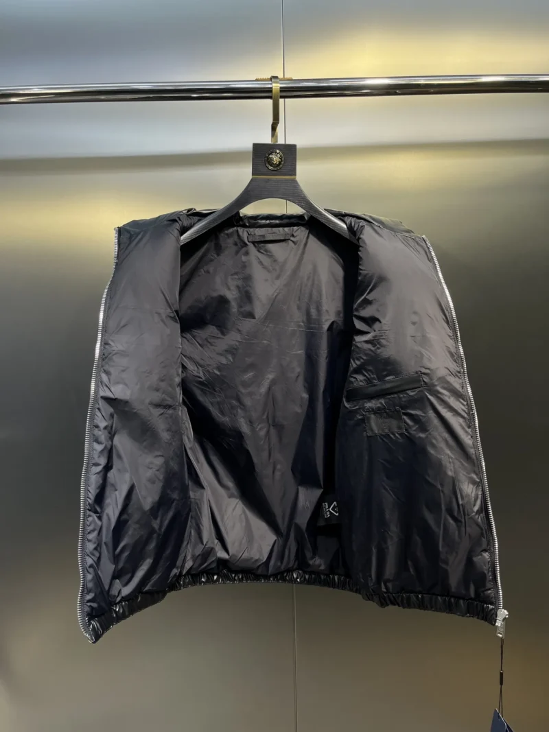 Replica Prada Down Vest Black Logo Style Reps - RepLuxe