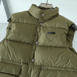 Replica Prada Re-Nylon Down Vest Cocoa Brown Classic Reps - RepLuxe