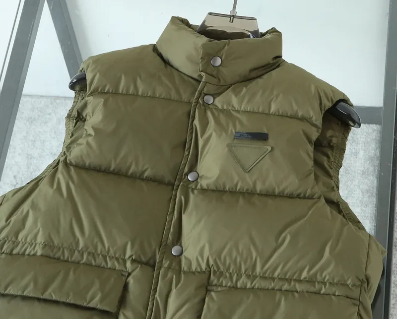 Replica Prada Re-Nylon Down Vest Cocoa Brown Classic Reps - RepLuxe