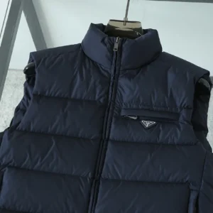 Replica Prada Re-Nylon Vest Cocoa Brown Classic Reps - RepLuxe