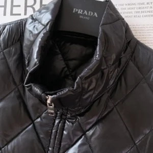Replica Prada Quilted Down Vest Black Classic Reps - RepLuxe