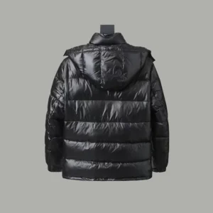 Replica Prada Hooded Down Jacket Black Puffer Reps - RepLuxe