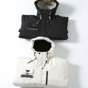 Replica Prada Hooded Down Jacket White Unisex Reps - RepLuxe