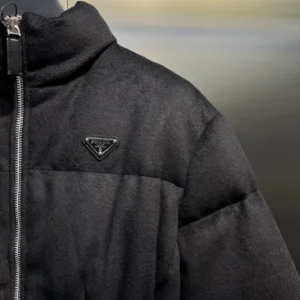 Replica Prada Long Waist Down Jacket Black Quilted Reps - RepLuxe