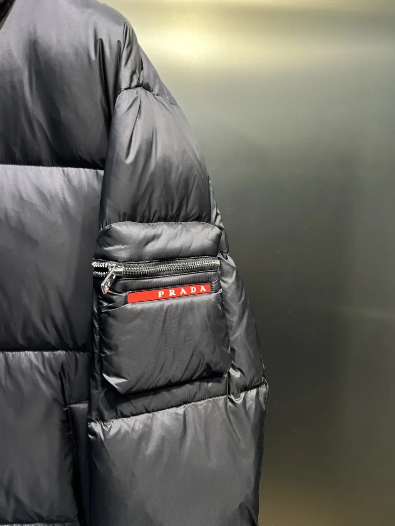 Replica Prada Praz Down Jacket Black Short Reps - RepLuxe