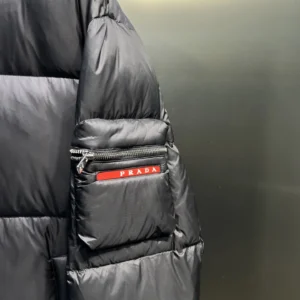Replica Prada Praz Down Jacket Black Short Reps - RepLuxe