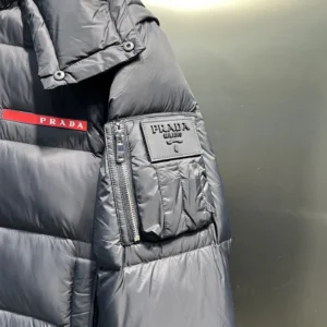 Replica Prada Down Jacket Black Padded Style Reps - RepLuxe