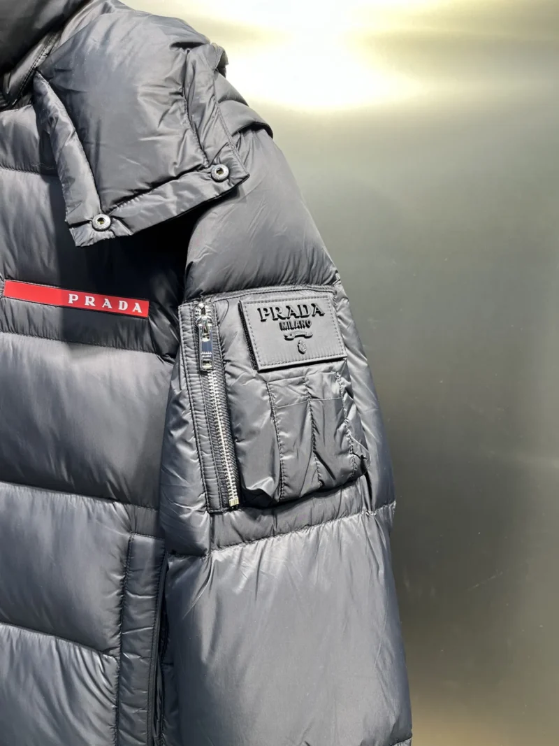 Replica Prada Down Jacket Black Padded Style Reps - RepLuxe