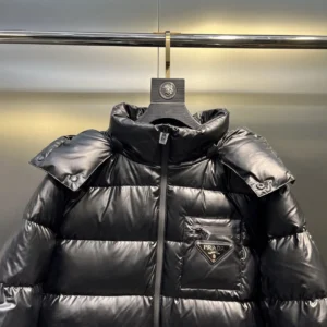 Replica Prada Down Jacket Black Minimalist Style Reps - RepLuxe