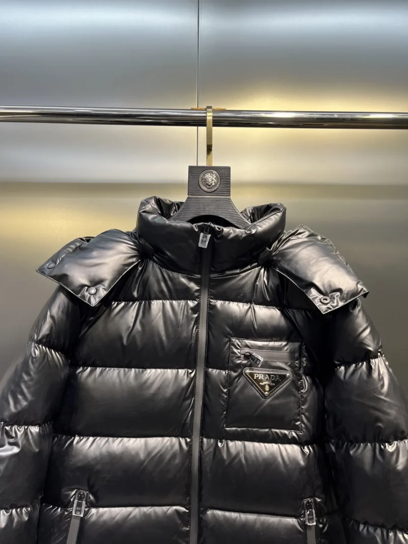 Replica Prada Down Jacket Black Minimalist Style Reps - RepLuxe