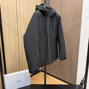 Replica Prada Down Jacket Black Hooded Style Reps - RepLuxe
