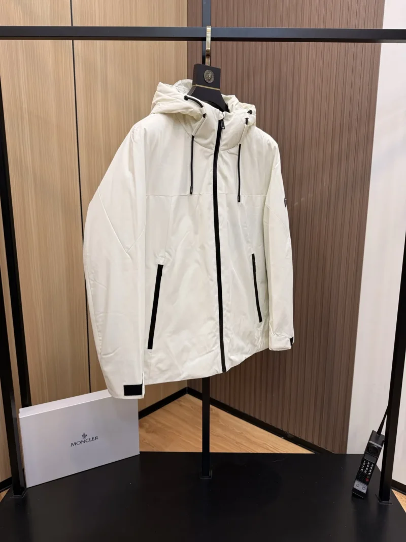 Replica Prada Down Jacket White Hooded Style Reps - RepLuxe