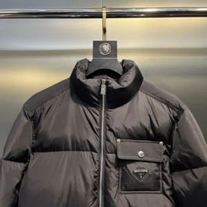 Replica Prada Down Jacket Black Quilted Style Reps - RepLuxe