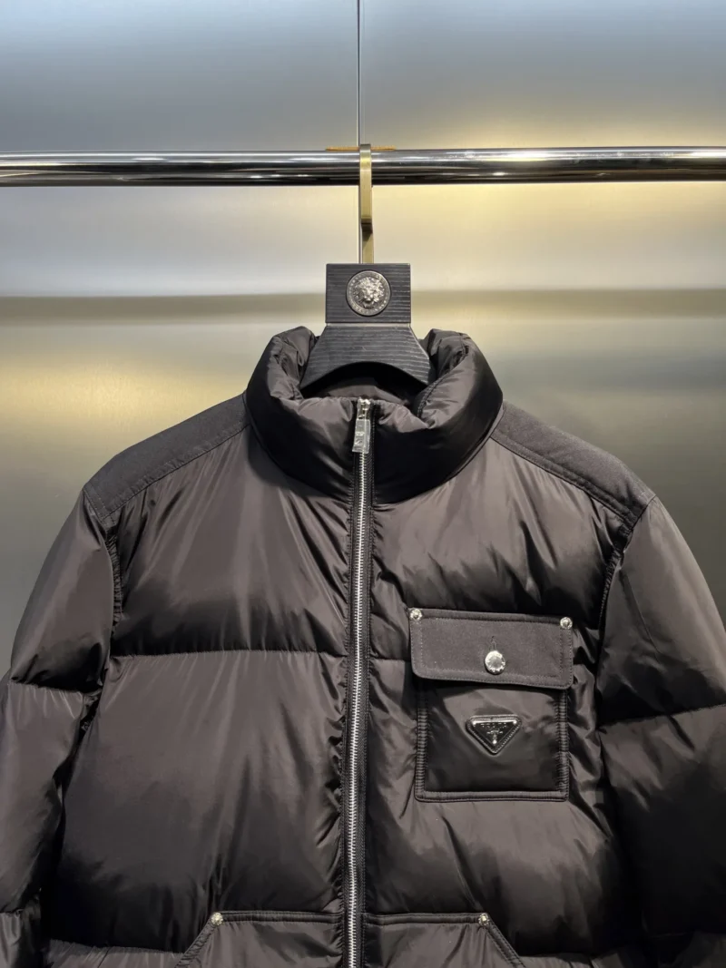 Replica Prada Down Jacket Black Quilted Style Reps - RepLuxe