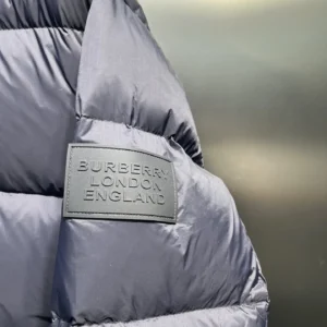 Replica Prada Down Jacket Grey Hooded Puffer Reps - RepLuxe