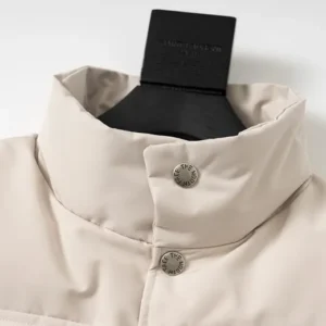 Replica THE NORTH FACE x GUCCI Down Vest Beige Reps - RepLuxe