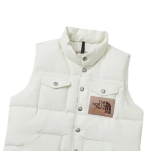 Replica THE NORTH FACE x GUCCI Down Vest White Reps - RepLuxe