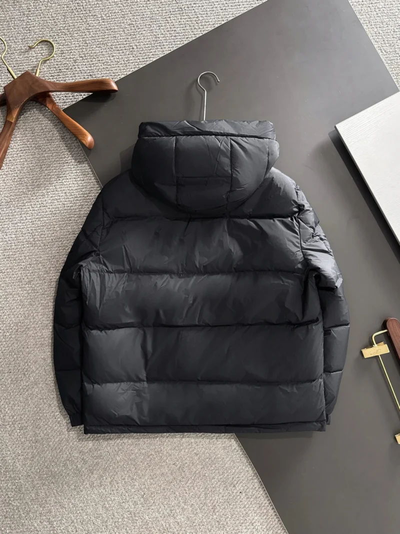 Replica Gucci Longue Saion Down Jacket Black Hooded Reps - RepLuxe