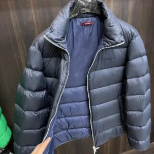 Replica Gucci 2025 Down Jacket Black Stand Collar Reps - RepLuxe