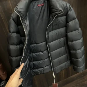 Replica Gucci 2025 Down Jacket Black Stand Collar Reps - RepLuxe