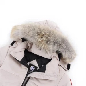 Replica Canada Goose Mystique 3035LB Parka Light Grey Reps - RepLuxe