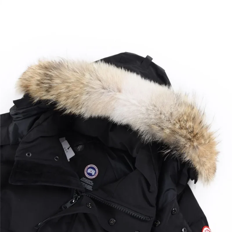 Replica Canada Goose Wyndham 388M Black Parka Reps - RepLuxe